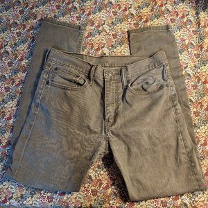 Levi's 512 men's 31x30 light brown slim taper skinny denim jeans